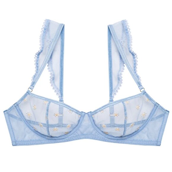 PAQUERETTE Embroidered Underwire Bra
